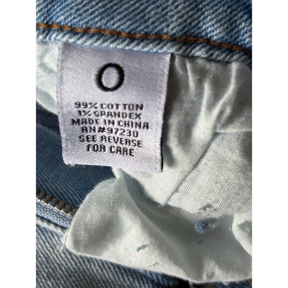 Almost Famous Womens Jeans Size 0 High Rise Flare Colorblock Raw Hem Patchwork - Picture 6 of 8